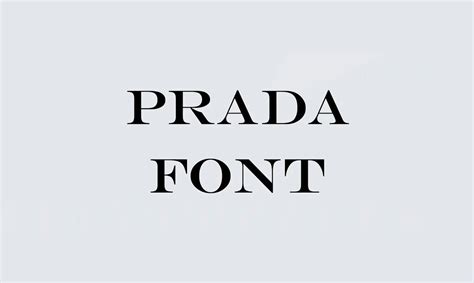 prada font download|prada logo font.